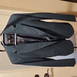 Zara forest green blazer
